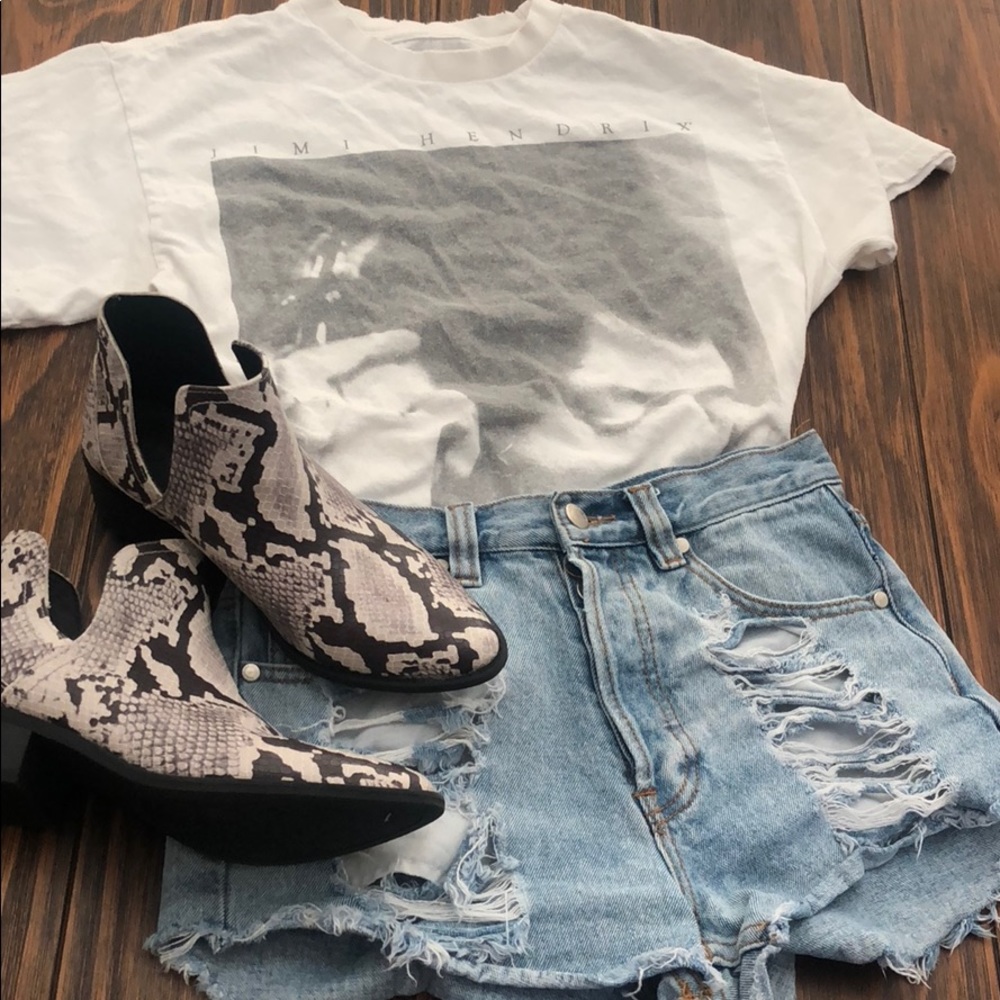 MinkPink denim shorts